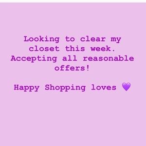 ❗️CLEAR MY CLOSET❗️